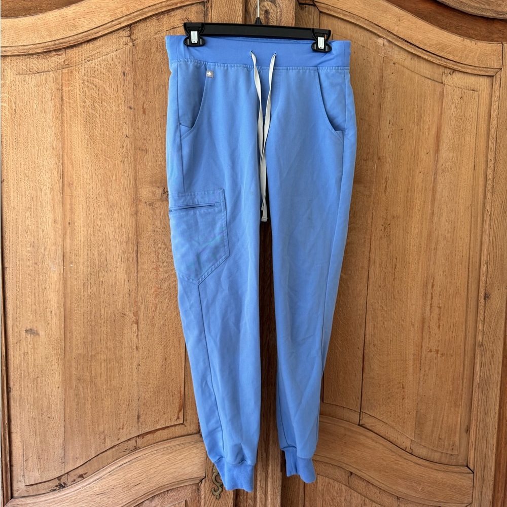 Women Figs Dusty Blue Jogger Pants